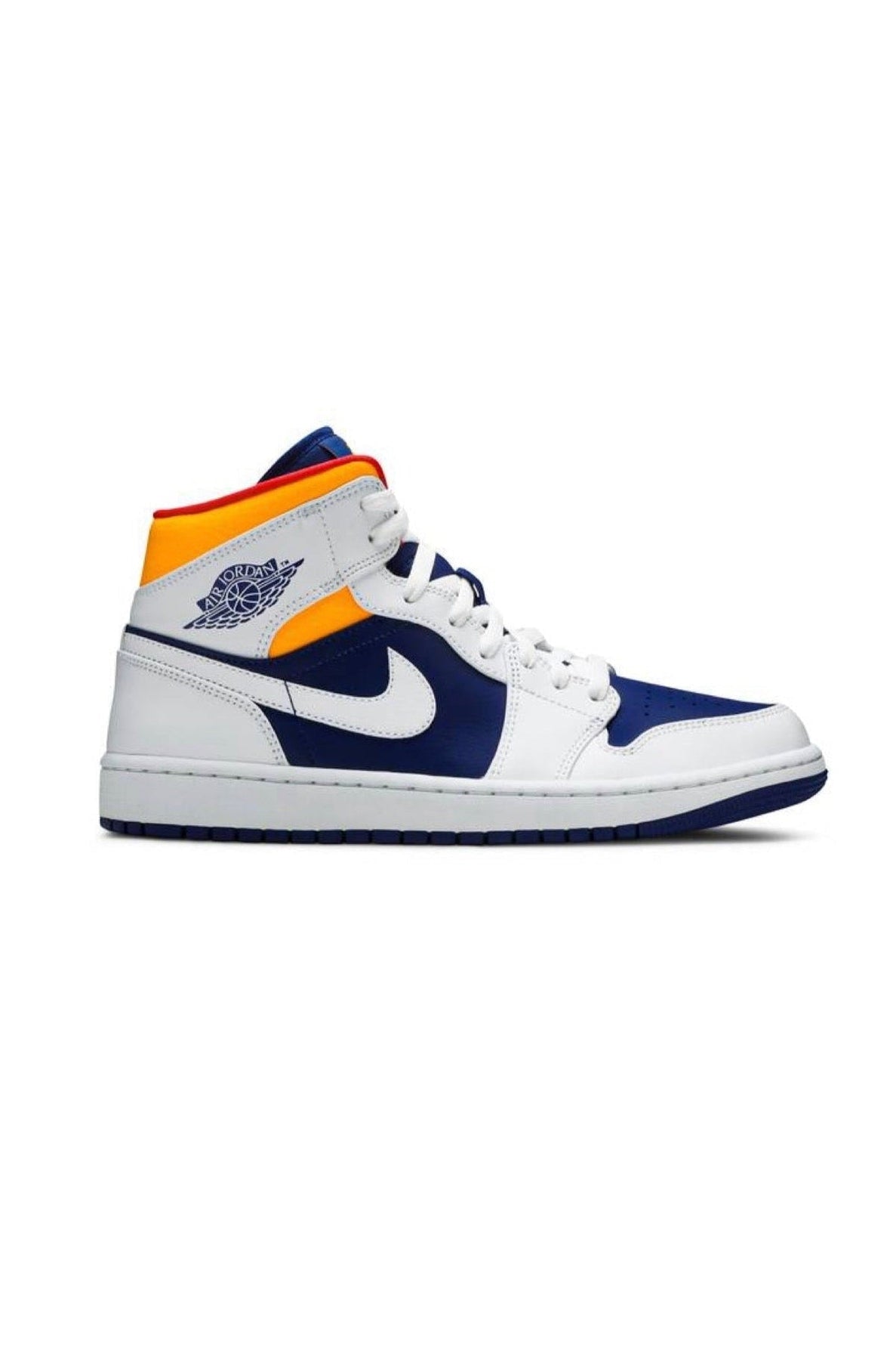 Jordan 1 Mid "Royal Blue Laser Orange"